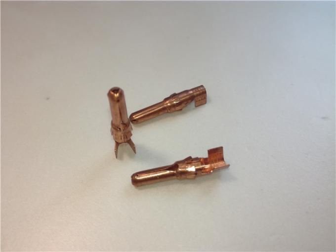 Connettore elettrico non sigillato femminile d'ottone di piegamento automatico dei dadi della lamiera sottile dei pezzi di ricambio 0